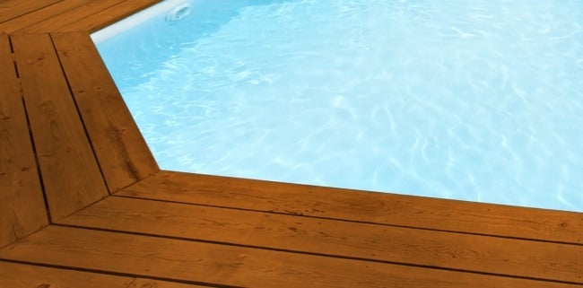 liner piscine blanc