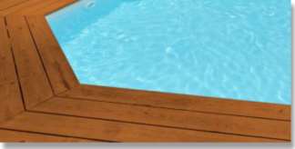 liner piscine bleu clair