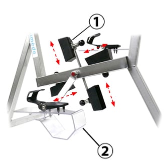 Pédalier vélo de piscine Optima Pro Diamond