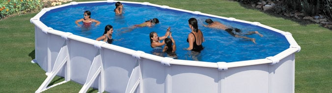 piscine acier forme 8